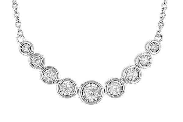 H235-78109: NECKLACE .25 TW (18")
