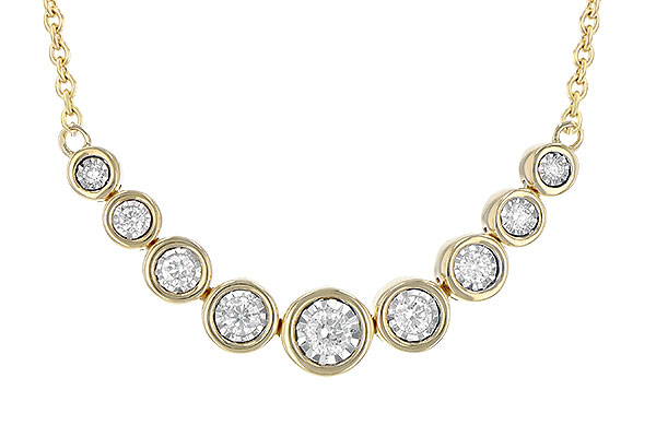 H235-78109: NECKLACE .25 TW (18")