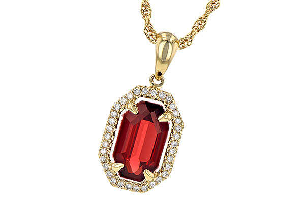 H235-79054: NECK 1.66 GARNET 1.75 TGW