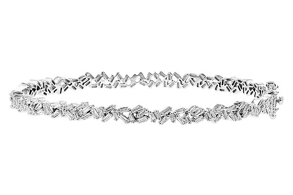 H318-47227: BANGLE .84 TW BAGUETTE DIAS