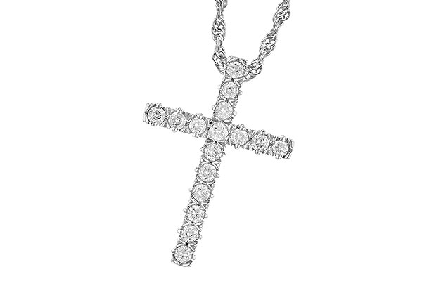 H319-37218: NECKLACE .25 TW