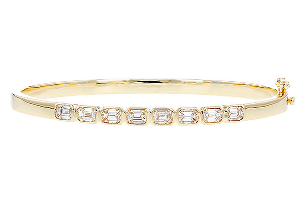 H319-39954: BANGLE 2.00 TW EMERALD CUTS