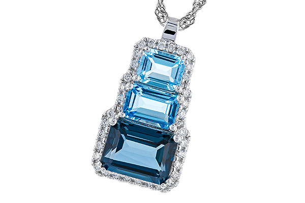 H319-39982: NECK 2.48 TW BLUE TOPAZ 2.64 TGW