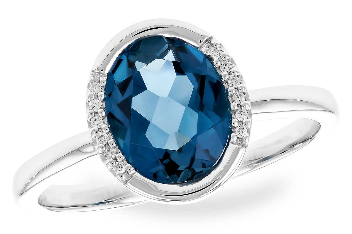 H319-40882: LDS RG 1.90 TW LONDON BLUE TOPAZ 1.93 TGW(9x7 LBT)