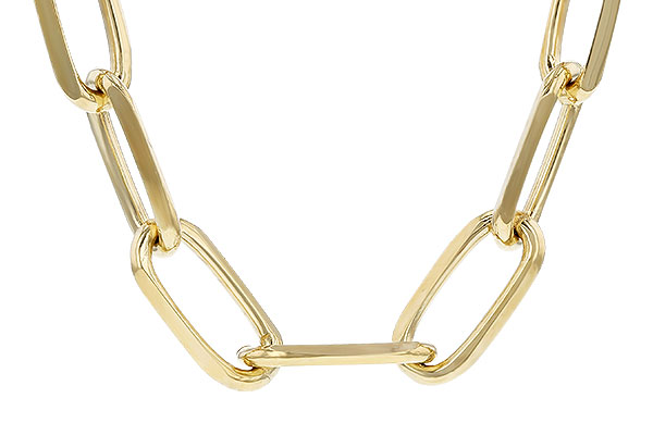 H319-42709: PAPERCLIP XL (24IN, 5.2MM, 14KT, LOBSTER CLASP)