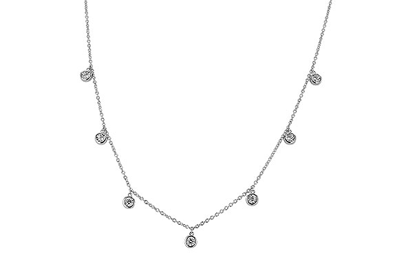 H319-44491: NECKLACE .32 TW (18")
