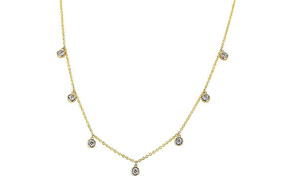 H319-44491: NECKLACE .32 TW (18")