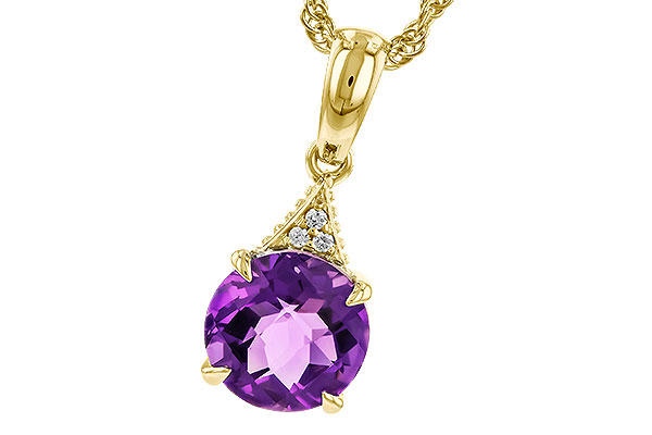 H319-45427: NECK 1.28 AMETHYST 1.29 TGW (7MM RD)