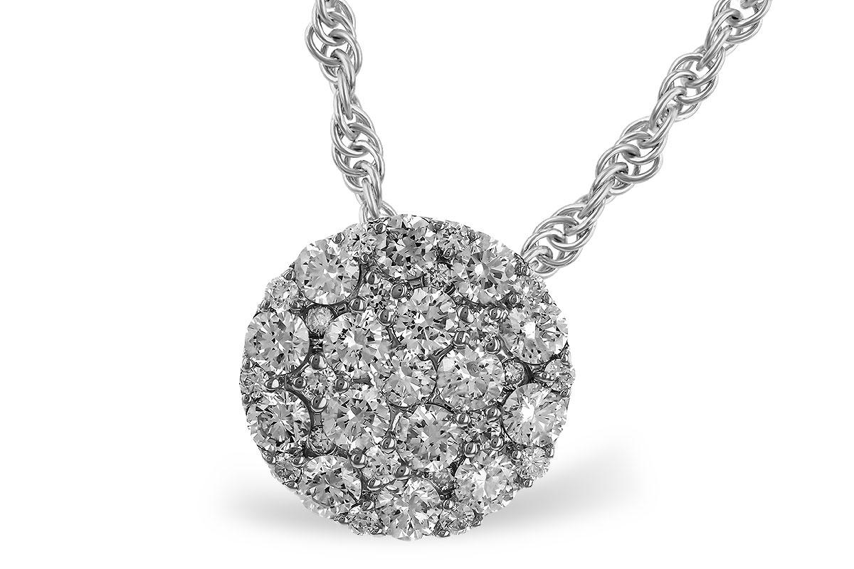 H320-28136: NECKLACE .50 TW