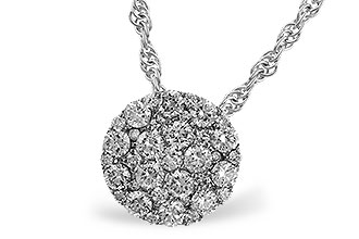 H320-28136: NECKLACE .50 TW