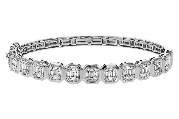 H320-28154: BANGLE .81 TW BAGUETTE 1.00 TW