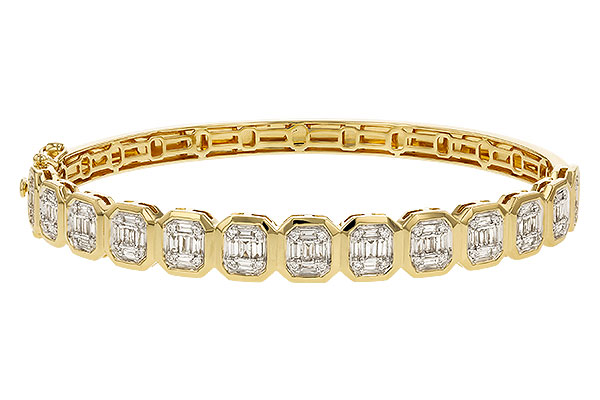H320-28154: BANGLE .81 TW BAGUETTE 1.00 TW