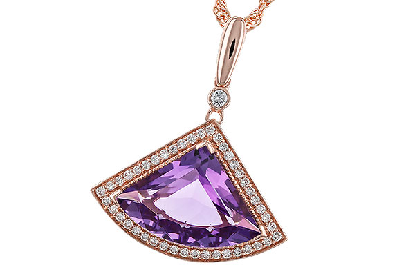 H320-29918: NECKLACE 2.80 AMETHYST 2.97 TGW