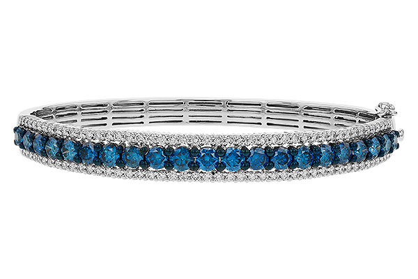 H320-32691: BANGLE 4.05 BLUE DIAS 5.50 TW