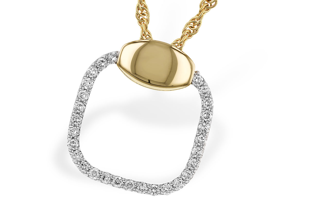H320-33563: NECKLACE .20 TW