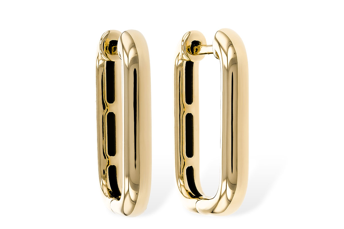 H320-33627: GOLD EARRINGS (18MM)