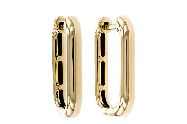 H320-33627: GOLD EARRINGS (18MM)
