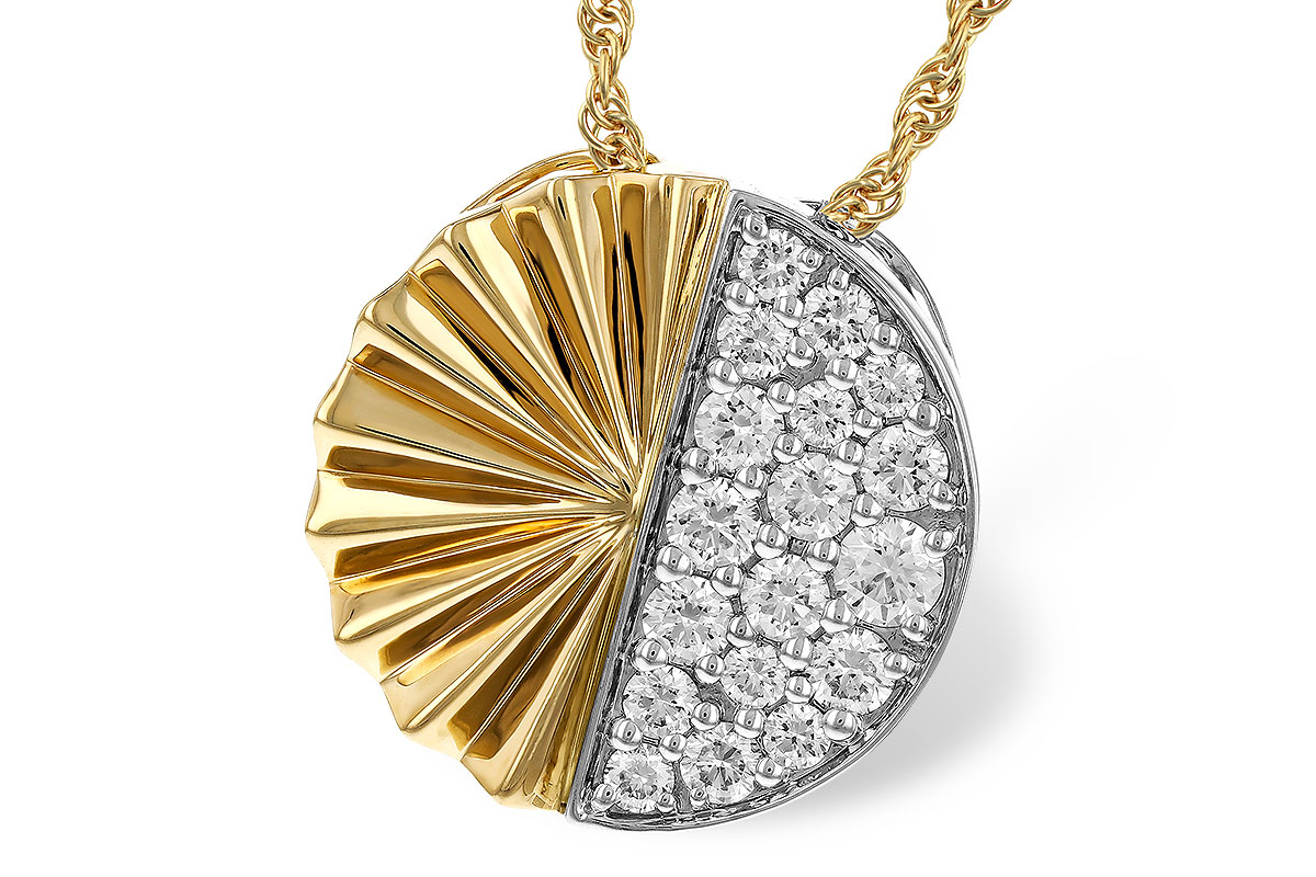 H320-34454: NECKLACE .50 TW
