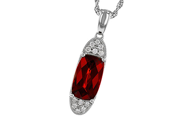 H320-34463: NECK 2.45 GARNET 2.55 TGW