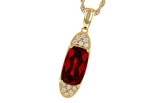 H320-34463: NECK 2.45 GARNET 2.55 TGW