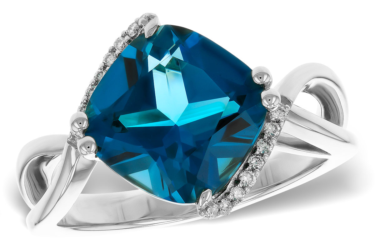 H320-34500: LDS RG 4.42 LONDON BLUE TOPAZ 4.50 TGW (10MM LBT)