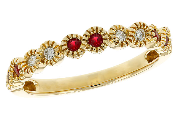 H320-34518: LDS WED RG .16 TW RUBY .25 TGW