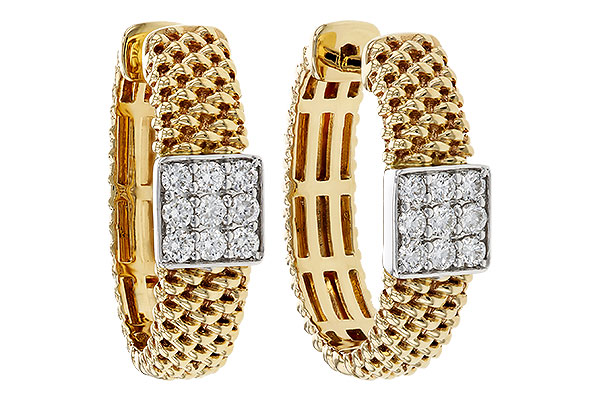 H320-35363: EARRINGS .33 TW