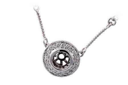 K142-15409: SEMI-NECKLACE .16 TW