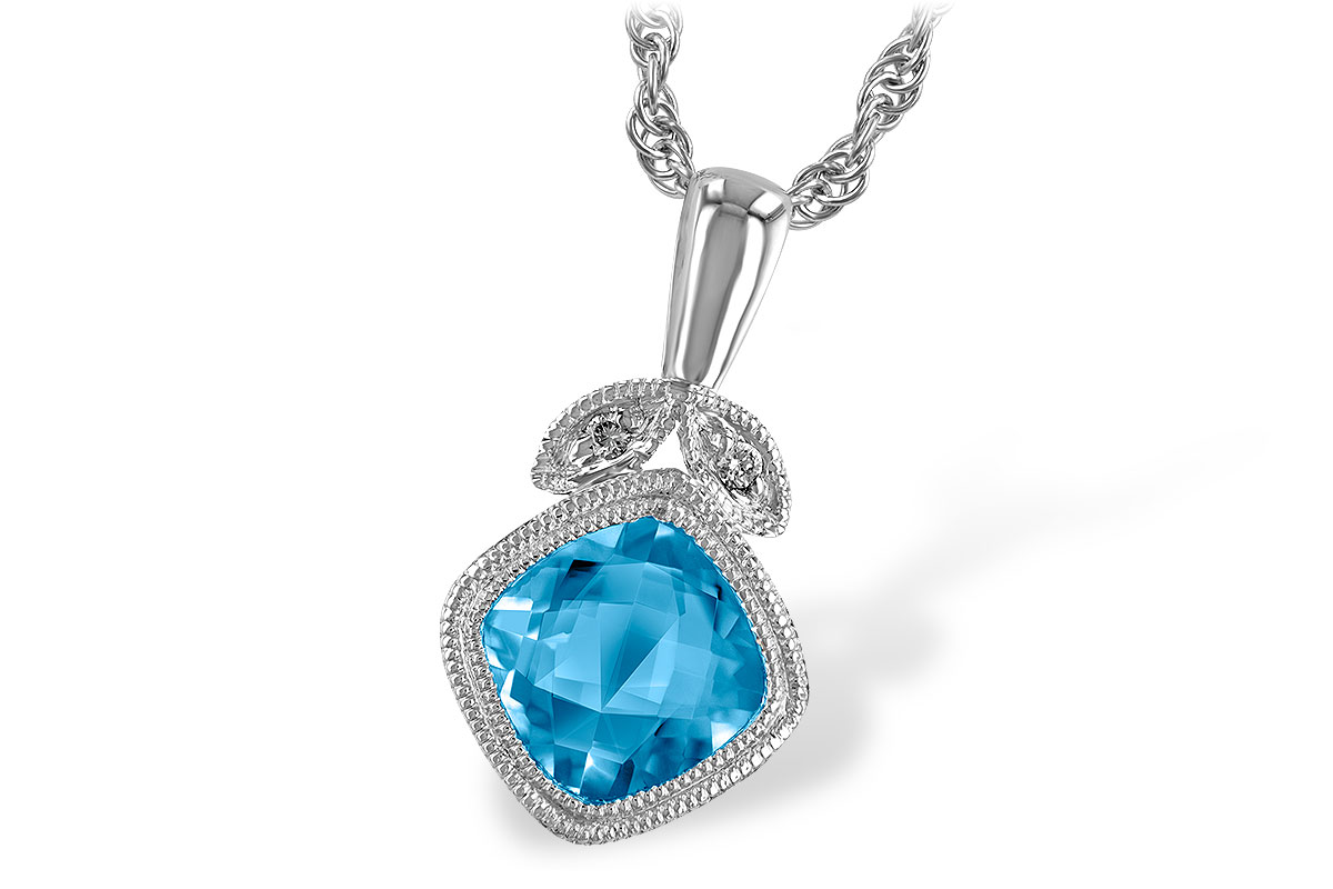 K232-16309: NECK 1.05 BLUE TOPAZ 1.06 TGW