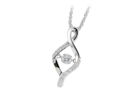 K233-93545: NECKLACE .33 TW