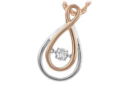 K233-97236: NECKLACE .14 TW