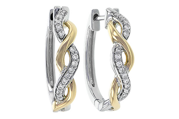 K234-82709: EARRINGS .15 TW