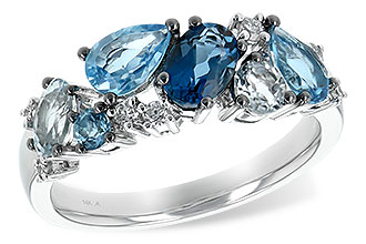 K234-82718: LDS RG 2.05 BLUE TOPAZ 2.16 TGW