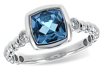 K234-84509: LDS RG 1.57 BLUE TOPAZ 1.65 TGW