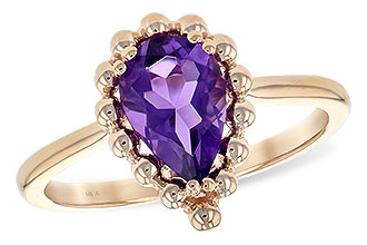 K234-86336: LDS RING 1.06 CT AMETHYST