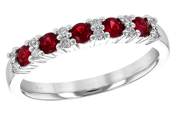 K235-74536: LDS WED RG .44 RUBY .58 TGW