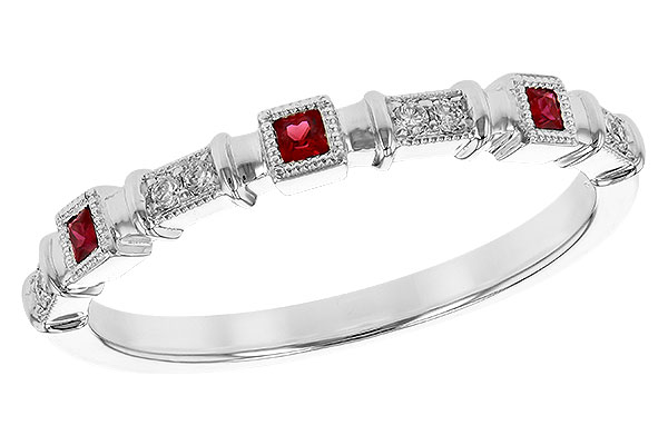 K235-80854: LDS WED RG .09 RUBY .14 TGW