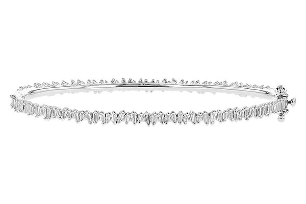 K318-47227: BANGLE .75 TW BAGUETTE DIAS