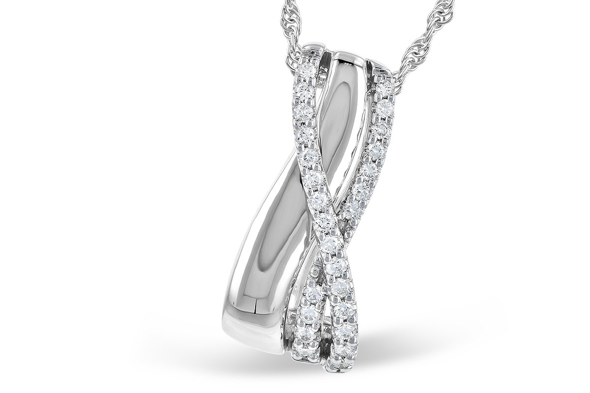 K318-48145: NECKLACE .26 TW