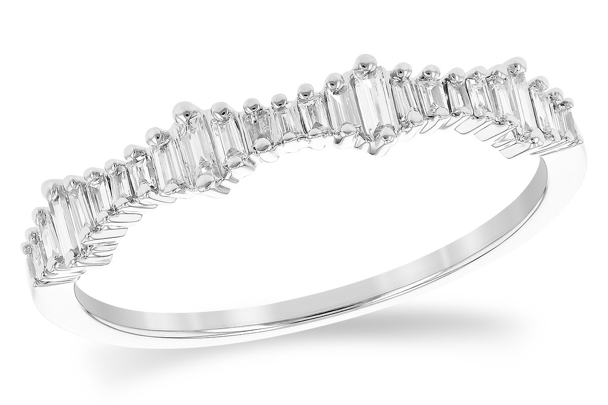 K318-52691: LDS WED RG .20 TW BAGUETTES