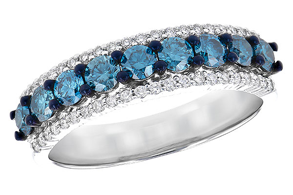 K318-53618: LDS DIA RG .80 TW BLUE DIAS 1.00 TW