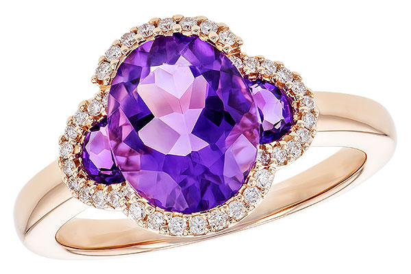 K319-38109: LDS RG 2.44 TW AMETHYST 2.60 TGW