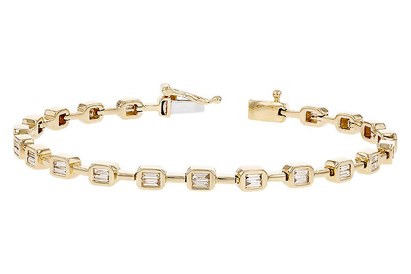 K319-41763: BRACELET .90 TW BAGUETTE