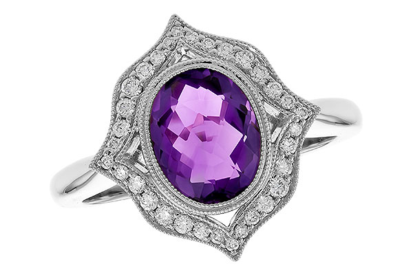K319-43609: LDS RG 1.52 AMETHYST 1.70 TGW (9x7MM AMY)
