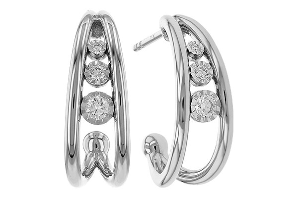 K319-44472: EARRINGS .16 TW