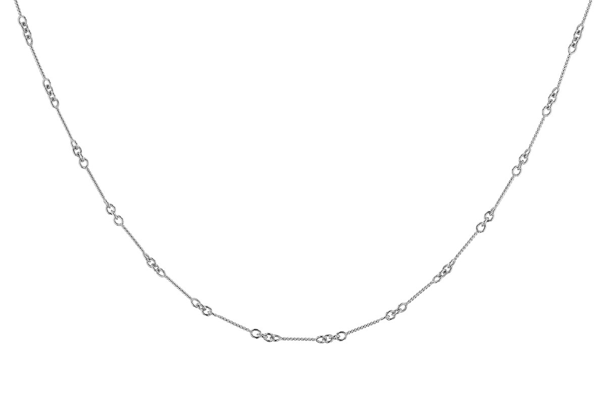 K320-28100: TWIST CHAIN (7IN, 0.8MM, 14KT, LOBSTER CLASP)