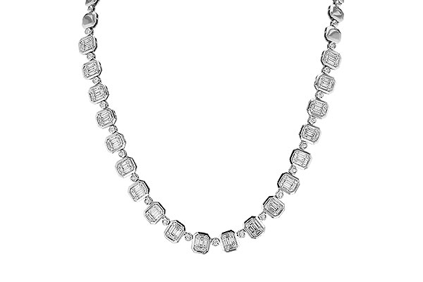 K320-28145: NECKLACE 2.48 BAG 2.95 TW (16")