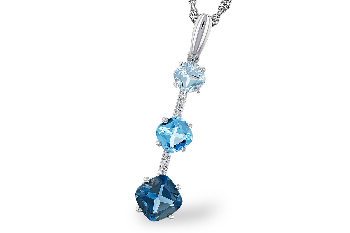 K320-29063: NECK 1.87 TW BLUE TOPAZ 1.90 TGW