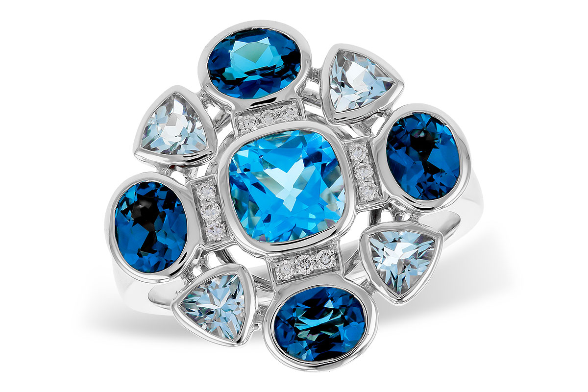 K320-30827: LDS RG 3.19 TW BLUE TOPAZ 3.25 TGW