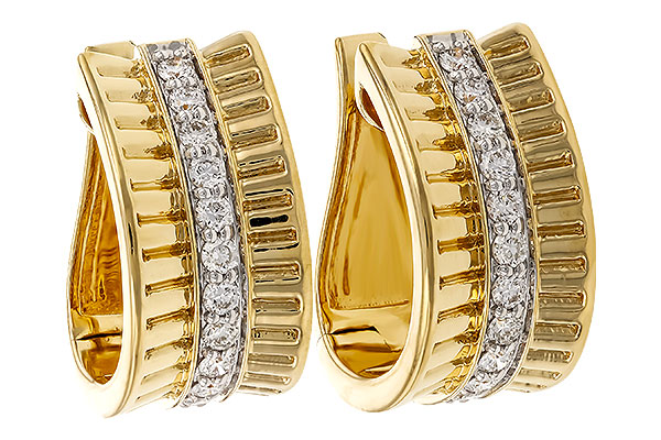 K320-33563: EARRINGS .28 TW